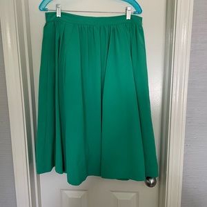 Green skirt